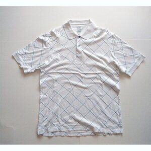 Izod Cotton Golf Polo Shirt Size Large S/S Short Sleeve 100% Cotton Sportswear
